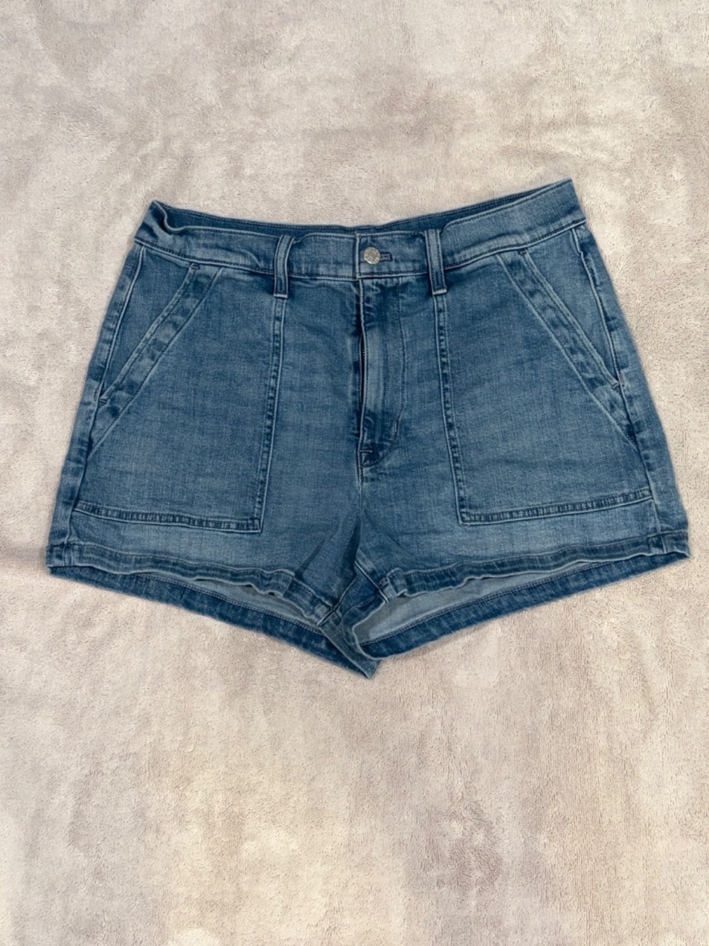 J Crew Factory - Utility Denim Short - Skyler Wash - Picture 2 of 3